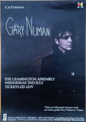 Gary Numan Splinter Tour Poster Australia